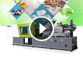 寶捷KF338-V6高速薄壁專用注塑機一出4生產快餐盒