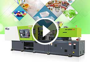 寶捷KF258-V6高速薄壁專用注塑機一出4生產1000ml奶茶杯